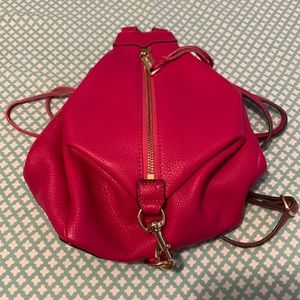 Pink Rebecca Minkoff Julian Transformable Backpack Purse. New